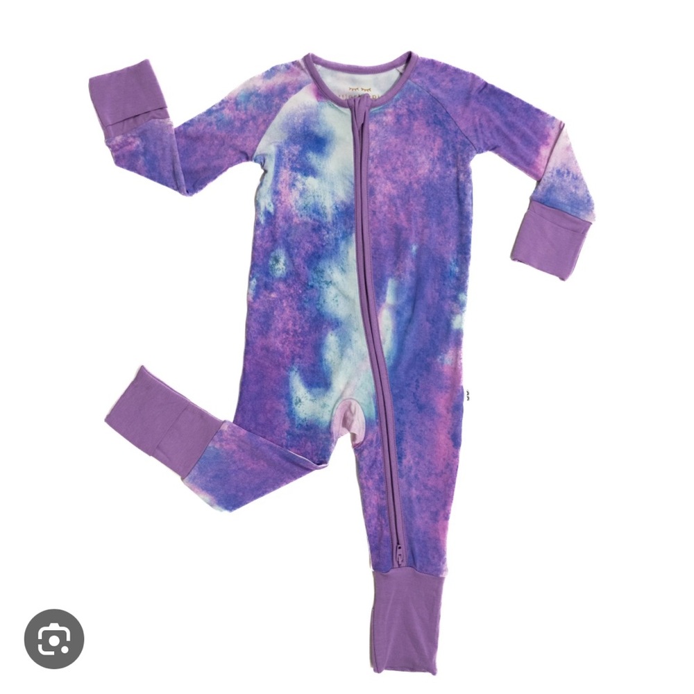 Little Sleepies Purple Watercolor